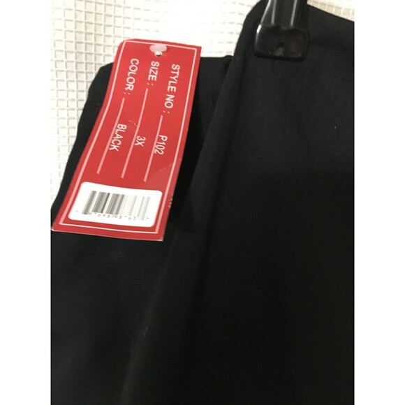 M & M SCRUBS SCRUB PANTS PLUS SIZE 3X ELASTIC & DRAWSTRING WAIST -Black - Picture 8 of 12